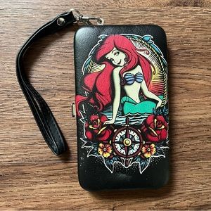 The Little Mermaid Ariel iPhone 4S phone case wallet Nautical Sailor Jerry Style